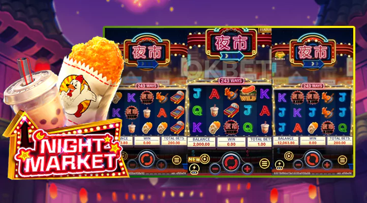 Explore the Night Market Slot Game by Fa Chai Gaming on IQ777