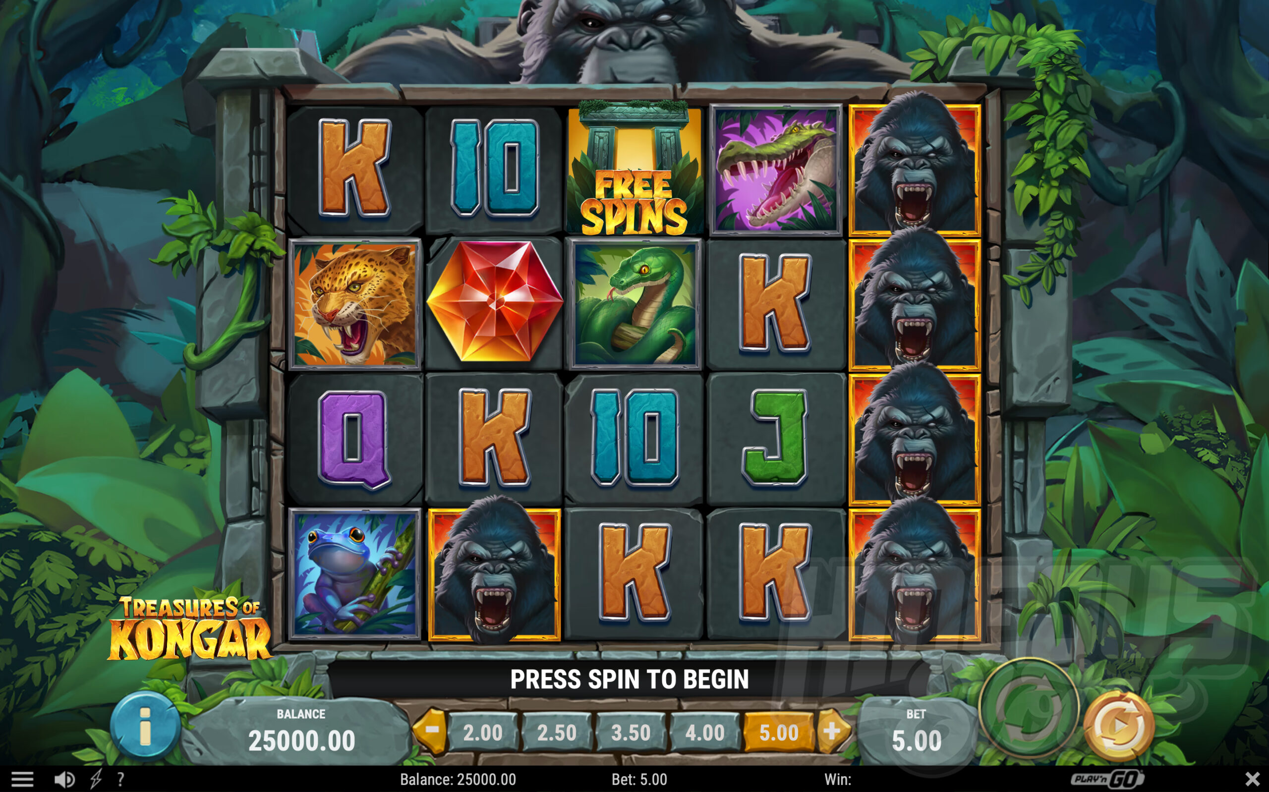 Treasures of Kongar Slot