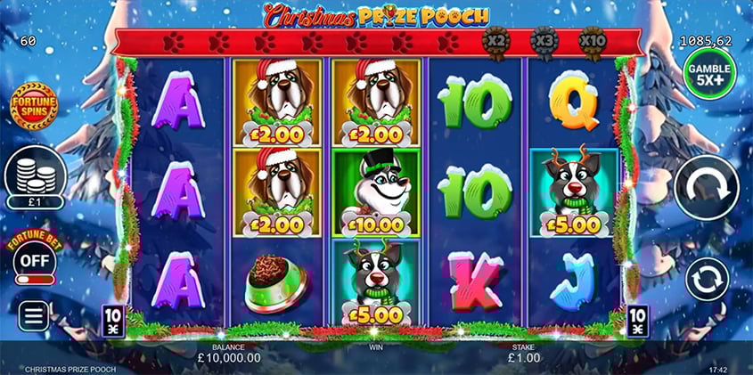 Christmas Prize Pooch Slot